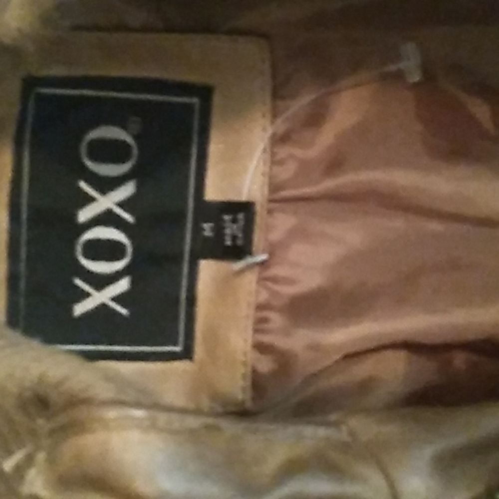 XOXO leather jacket💛💛 - Picture 6 of 6